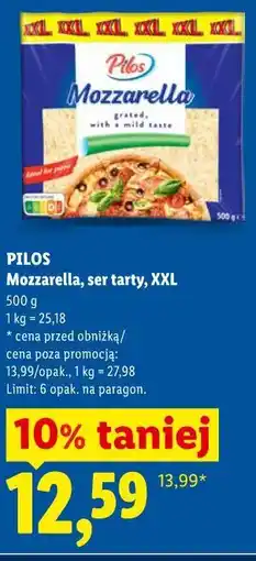Lidl Pilos Mozzarella, ser tarty, XXL oferta