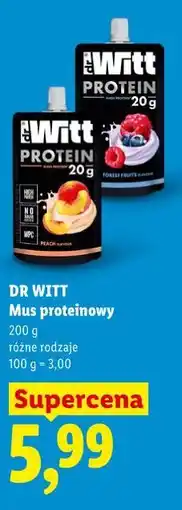 Lidl DR WITT Mus proteinowy oferta