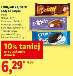 Lidl Lody na patyku oferta