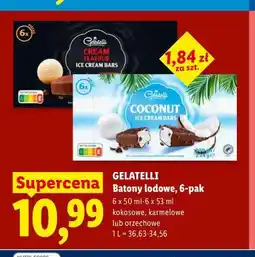 Lidl GELATELLI Batony lodowe, 6-pak oferta