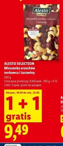 Lidl ALESTO SELECTION Mieszanka orzechów nerkowca i żurawiny oferta