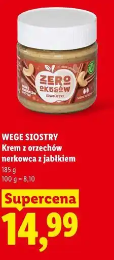 Lidl Krem z orzechów nerkowca z jabłkiem oferta