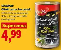 Lidl SOL&MAR Oliwki czarne bez pestek oferta