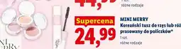Lidl MINI MERRY Koreański tusz do rzęs lub róż prasowany do policzków oferta