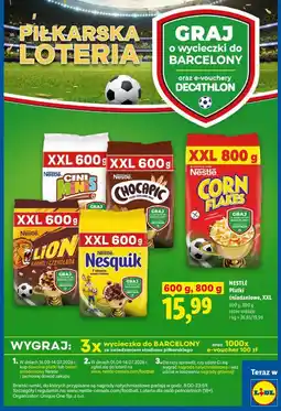 Lidl Płatki śniadaniowe, XXL NESTLÉ oferta