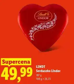 Lidl LINDT Serduszko Lindor oferta