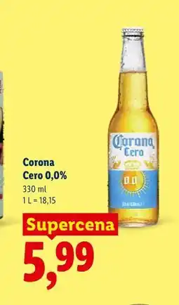 Lidl Corona Cero 0,0% oferta
