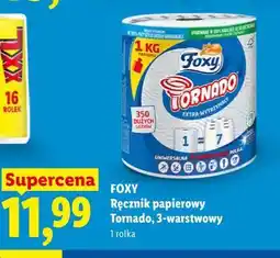 Lidl FOXY Ręcznik papierowy Tornado, 3-warstwowy oferta