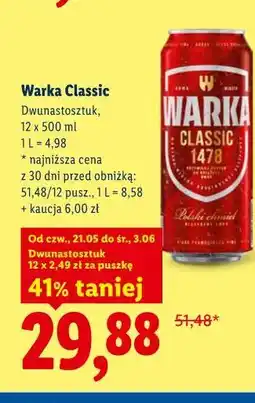 Lidl Warka Classic oferta