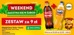 Żabka Napój Coca-Cola + Fanta oferta