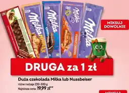 Żabka Duża czekolada Milka lub Nussbeiser oferta