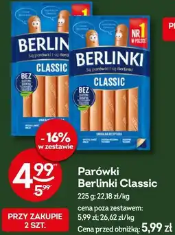 Żabka Parówki Berlinki Classic oferta