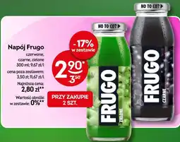 Żabka Napój Frugo czerwone, czarne, zielone oferta