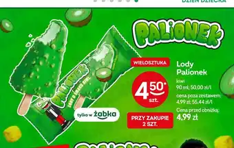 Żabka Lody Palionek kiwi oferta