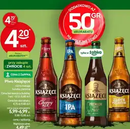 Żabka Piwo Książęce różne rodzaje butelka zwrotna oferta