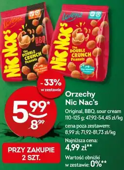 Żabka Orzechy Nic Nac's Original, BBQ, sour cream oferta