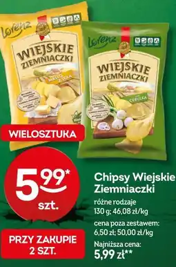 Żabka Chipsy Wiejskie Ziemniaczki różne rodzaje oferta