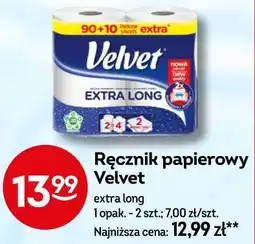 Żabka Ręcznik papierowy Velvet oferta