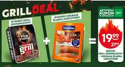 Żabka ZESTAW: GRILL JEDNORAZOWY + KIEŁBASA ŚLĄSKA TARCZYŃSKI oferta