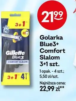 Żabka Golarka Blue3+ Comfort Slalom 3+1 szt oferta
