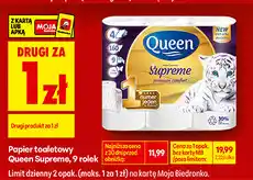Biedronka Papier toaletowy Queen Supreme oferta