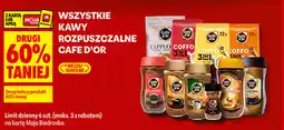 Biedronka Wszystkie kawy rozpuszczalne Cafe d'Or oferta