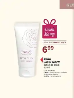 SuperPharm Eliksir do dłoni ZIAJA Satin Glow oferta