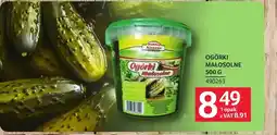 Selgros Ogórki oferta