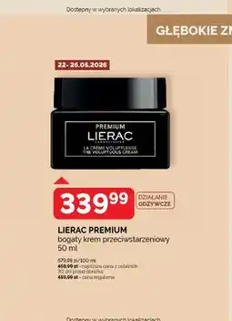 SuperPharm Bogaty krem przeciwstarzeniowy Lierac Premium oferta
