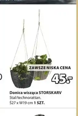 JYSK Donica wisząca STORSKARV Ś27xW19cm oferta