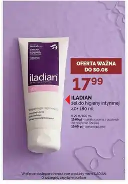 SuperPharm Żel do higieny intymnej 40+ Iladian oferta