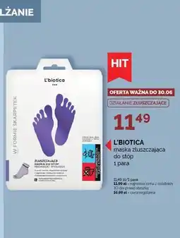 SuperPharm Maska złuszczająca do stóp L'biotica oferta