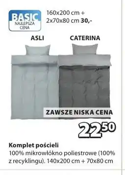 JYSK Komplet pościeli CATERINA 140x200cm + 70x80cm oferta