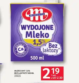 Selgros Mleko bez laktozy Mlekovita oferta
