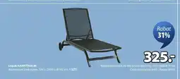 JYSK Leżak HANSTHOLM S76xD200xW102cm oferta