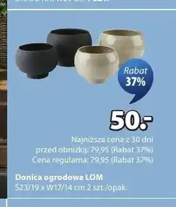JYSK Donica ogrodowa LOM S23/19xW17/14cm oferta