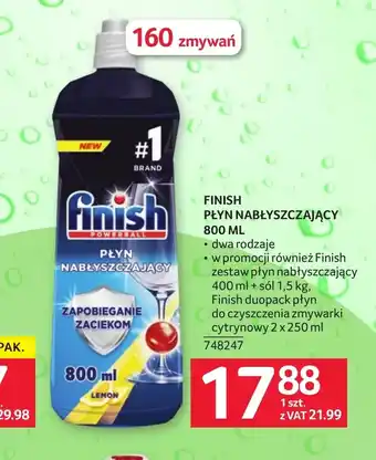 Płyn do czyszczenia zmywarki Finish