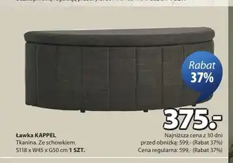 Ławka KAPPEL S118xW45xG50cm