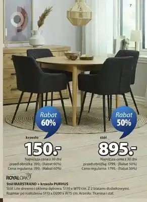 JYSK Krzesło PURHUS oferta
