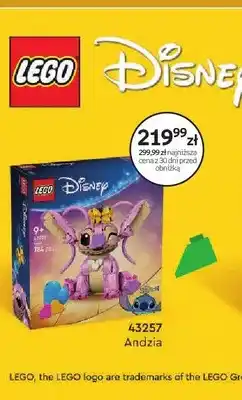 Empik Klocki LEGO Disney 43257 Andzia oferta