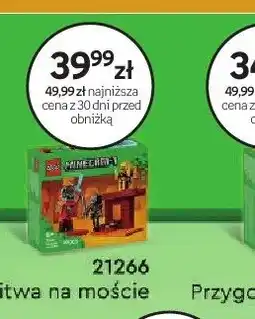 Empik Klocki LEGO Minecraft 21266 Bitwa na moście oferta