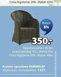 JYSK Krzesło ogrodowe GAMMELBY oferta