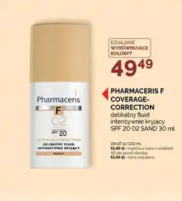 SuperPharm Delikatny fluid intensywnie kryjący PHARMACERIS F COVERAGE-CORRECTION SPF 20 02 SAND oferta