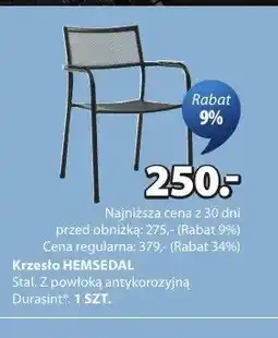 JYSK Krzesło HEMSEDAL oferta