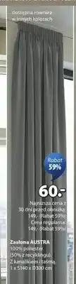 JYSK Zasłona AUSTRA 140x300cm oferta