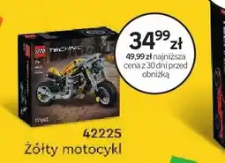 Empik Klocki LEGO Technic 42225 Żółty motocykl oferta