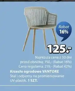 JYSK Krzesło ogrodowe VANTORE oferta
