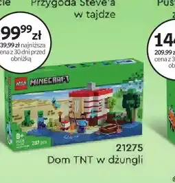 Empik Klocki LEGO Minecraft 21275 Dom TNT w dżungli oferta