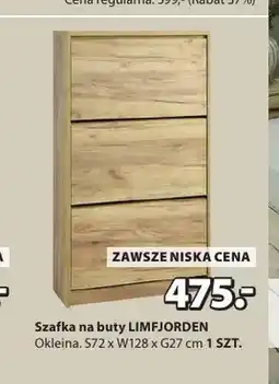 JYSK Szafka na buty LIMFJORDEN S72xW128xG27cm oferta