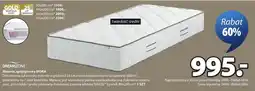 JYSK Materac sprężynowy DREAMZONE MORA 80x200cm oferta